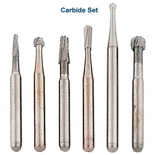 GRS® High-Speed Carbide Bur Set, 1/16″ Shank