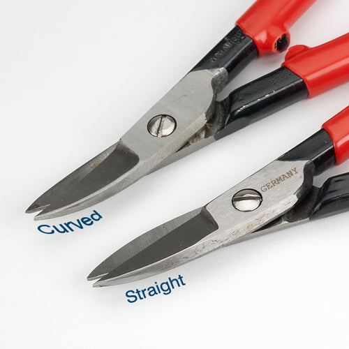 Lightweight Metal Snips – Curved Blades, Plain Handle