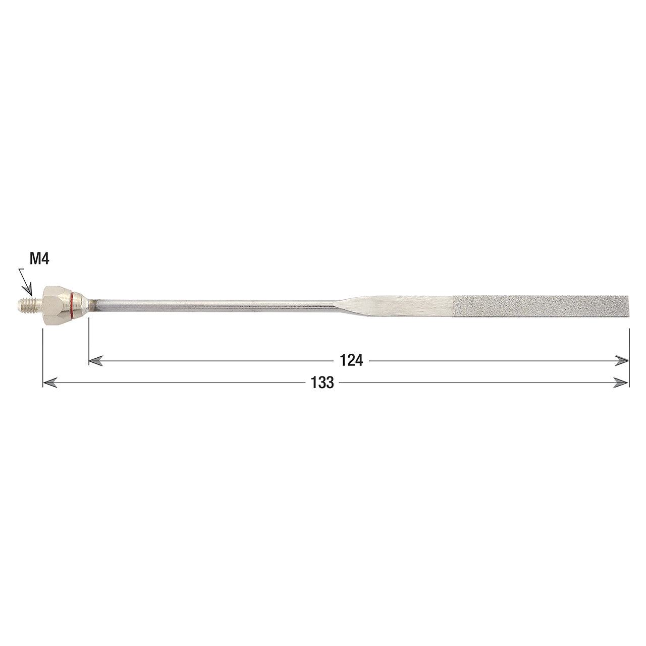 Mounted Diamond Files – Flat 5 x 1 x 40, 320 grit