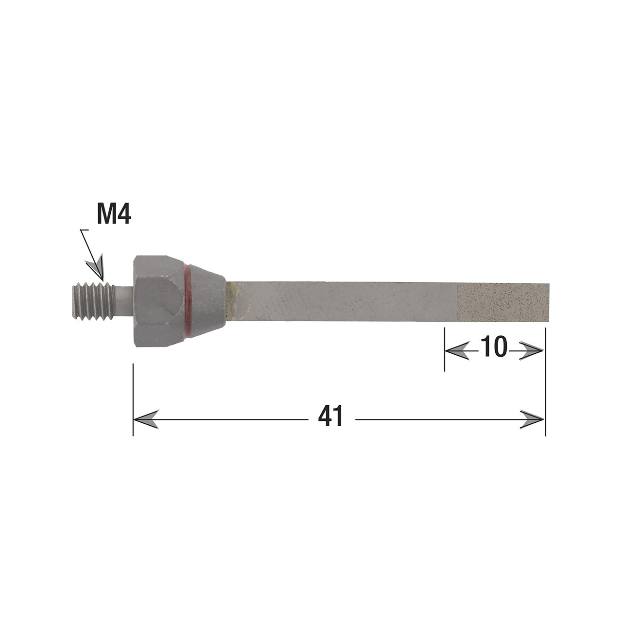 Mounted Diamond Stones – Flat 4x1x10, 500 grit