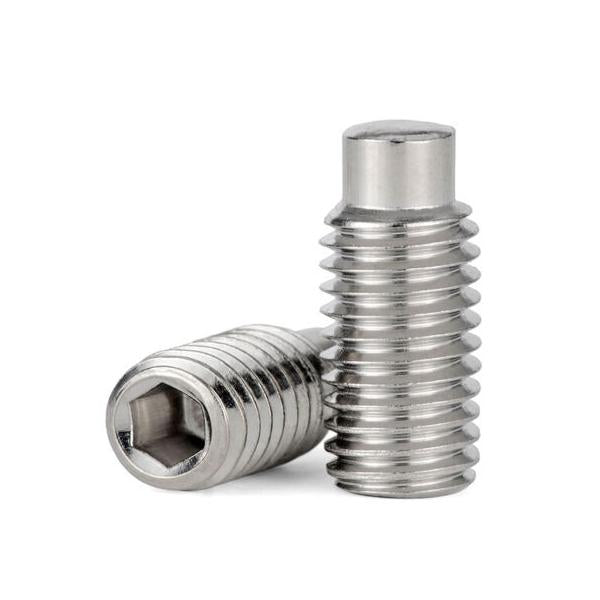 20Pcs M3 x 0.5 x 12mm 304 stainless steel Half Dog Point Socket Set / Grub Screws