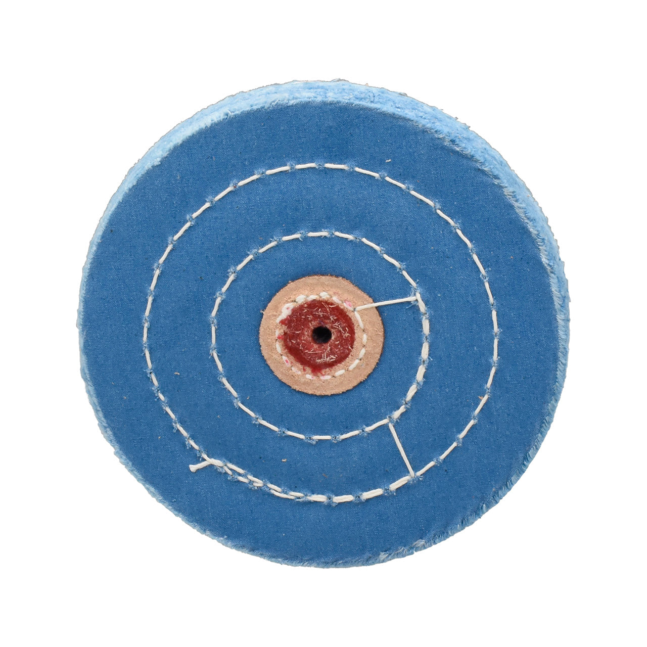 Platinum Blue Muslin Buffs – 4″ x 40 Stitched