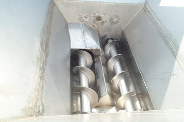 Open Top, Coned, Double Screw Blender- Approx. 50 Cu Ft