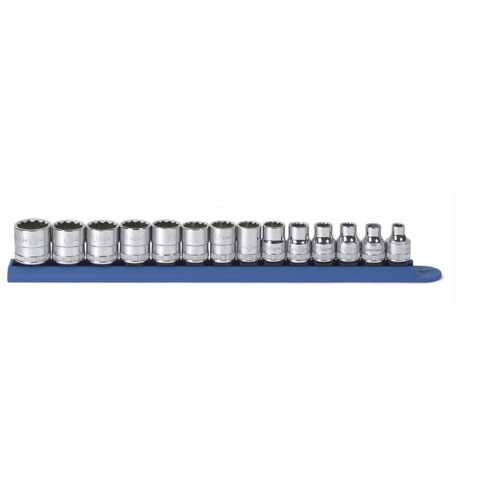 GearWrench 80560 14 Pc. 3/8″ Drive 12 Point Standard Metric Socket Set
