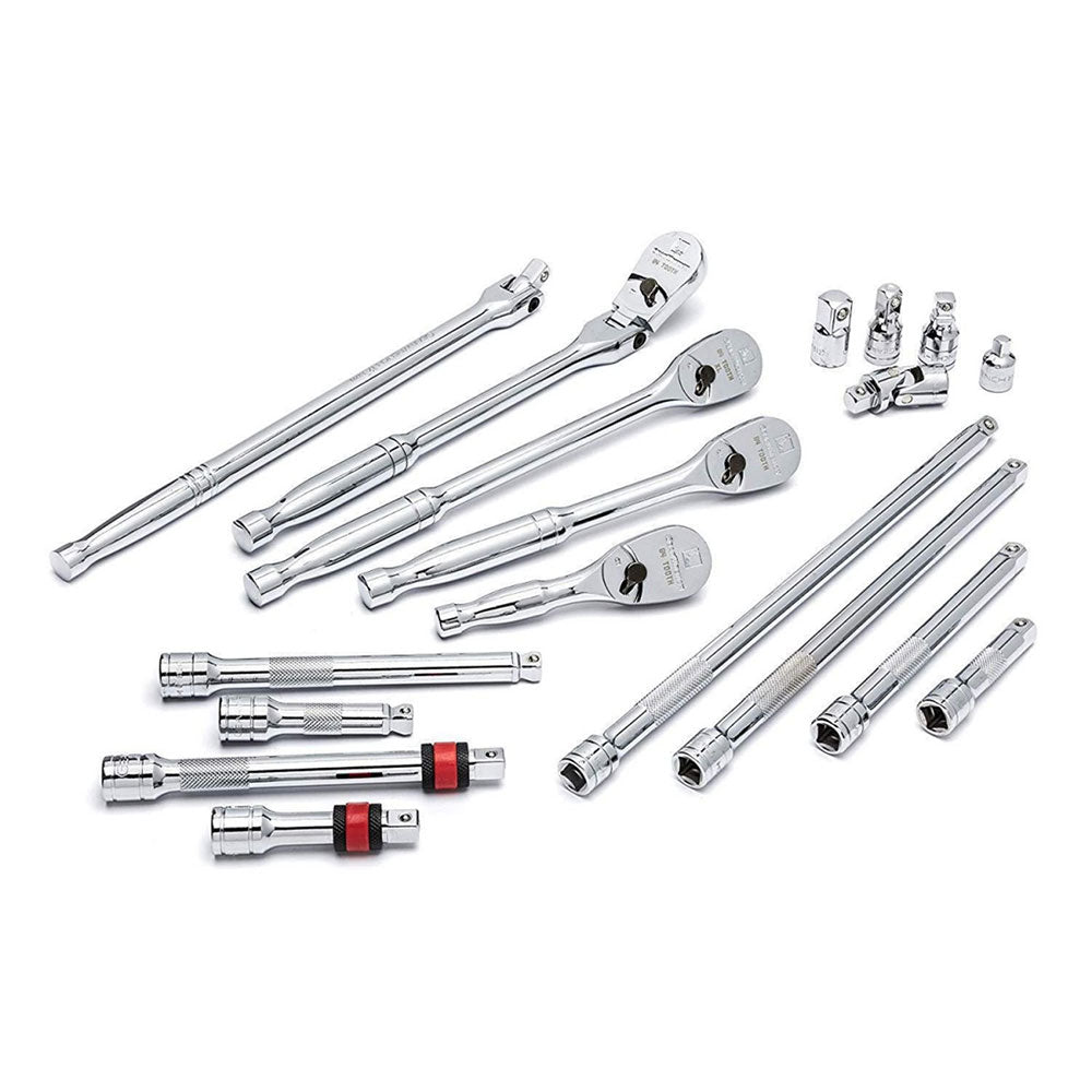 GearWrench 81254 18 Pc. 3/8″ Drive Ratchet and Drive Tool Set