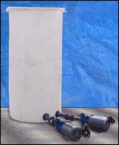Plastic Water Circulating Tank with Pumps – 300 Gallon Online now