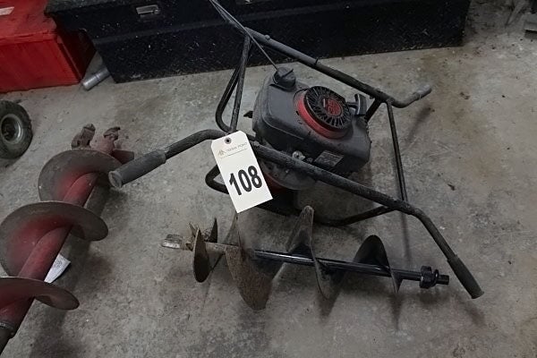 Portable Gas Powered Post Hole Digger