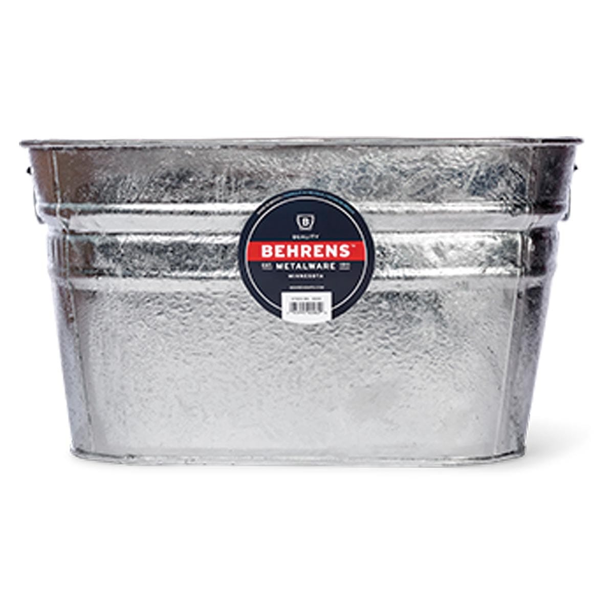 Behrens Square Hot Dipped Steel Tub, 15 gal Sale