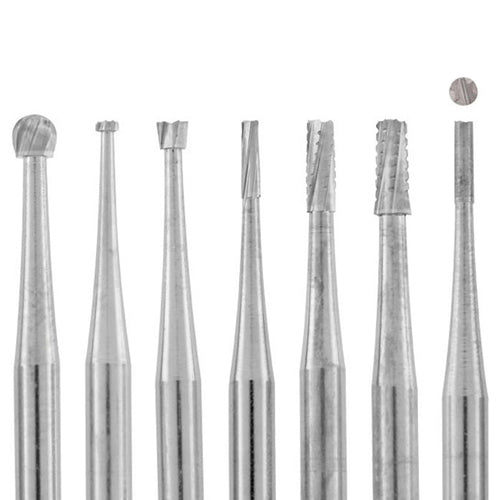 SS White Carbide Burs, 3/32″ Shank – W3 (Pkg. of 5)