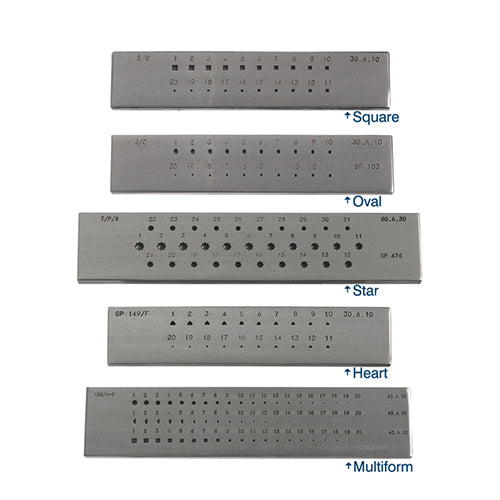 Steel Drawplate Heart