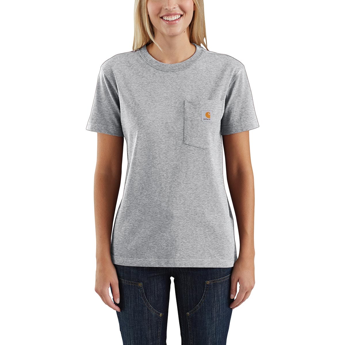 Carhartt Women’s K87 Loose Fit Heavyweight Short-Sleeve Pocket T-Shirt