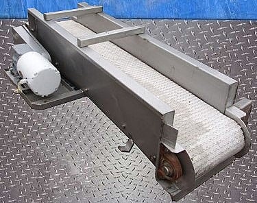 Stainless Steel Belt Conveyor – 1 ft. Wide