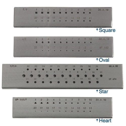 Steel Drawplate Oval