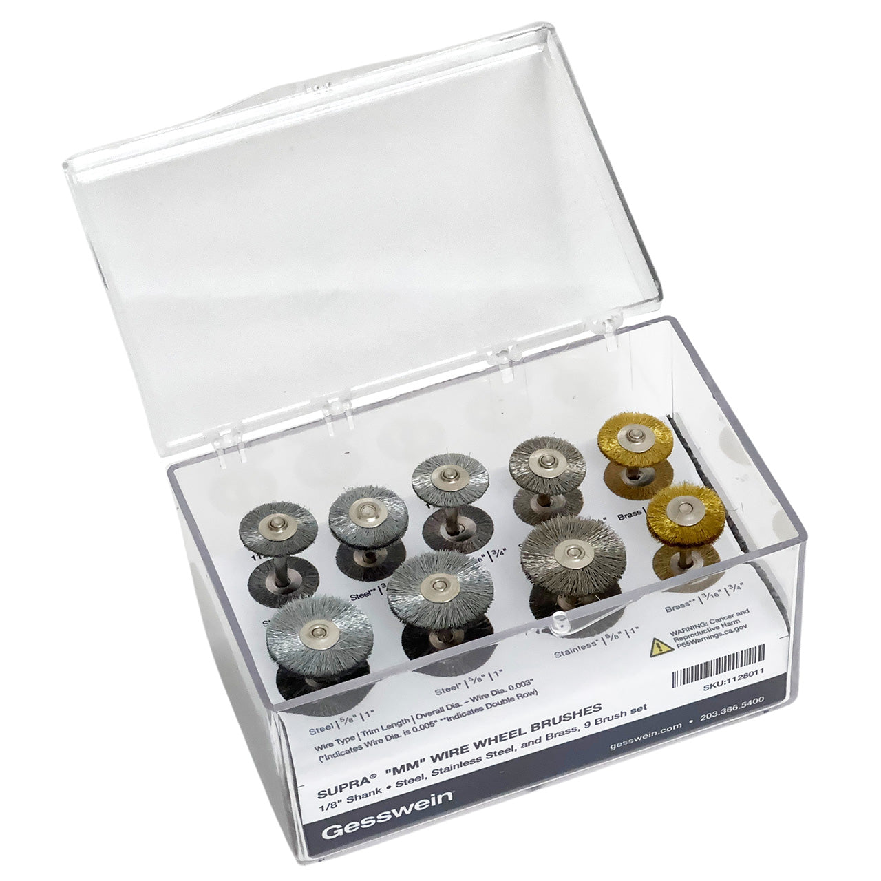SUPRA® “MM” Wire Wheel Brush – 9-Piece Set