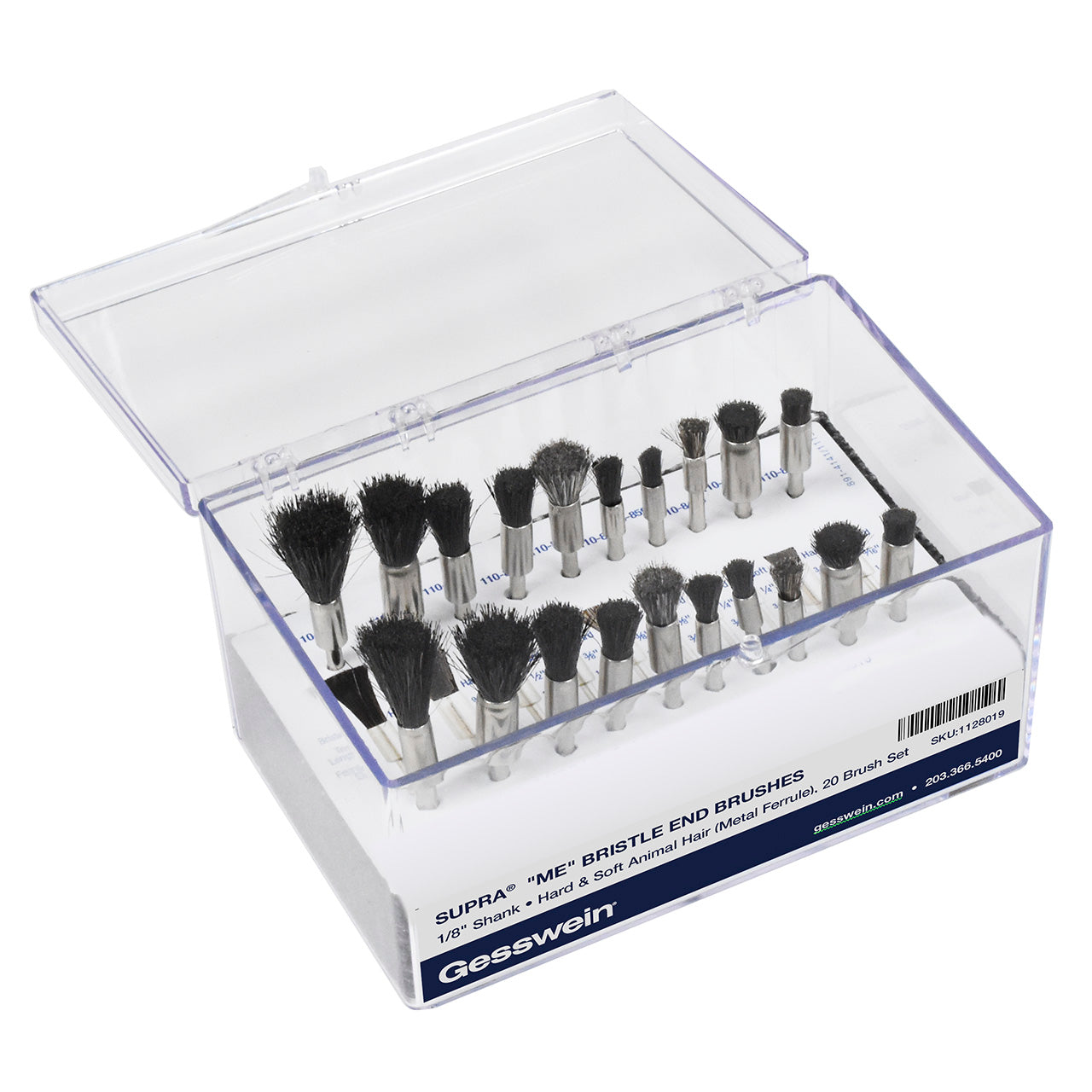 SUPRA® “ME” Metal Ferrule End Brush – 18-Piece Set Online now