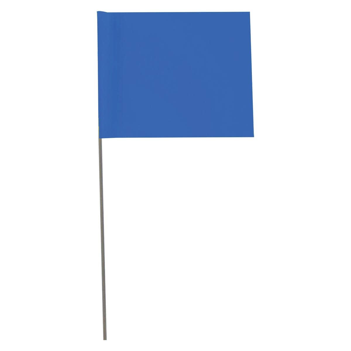 Custom Printed 4″ x 5″ Marking Flags with 30″ Wire Stakes | 1,000 Pack