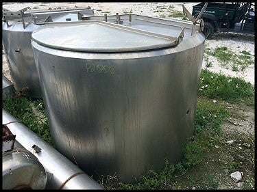 Stainless Steel Processing Tank – 600 Gallons