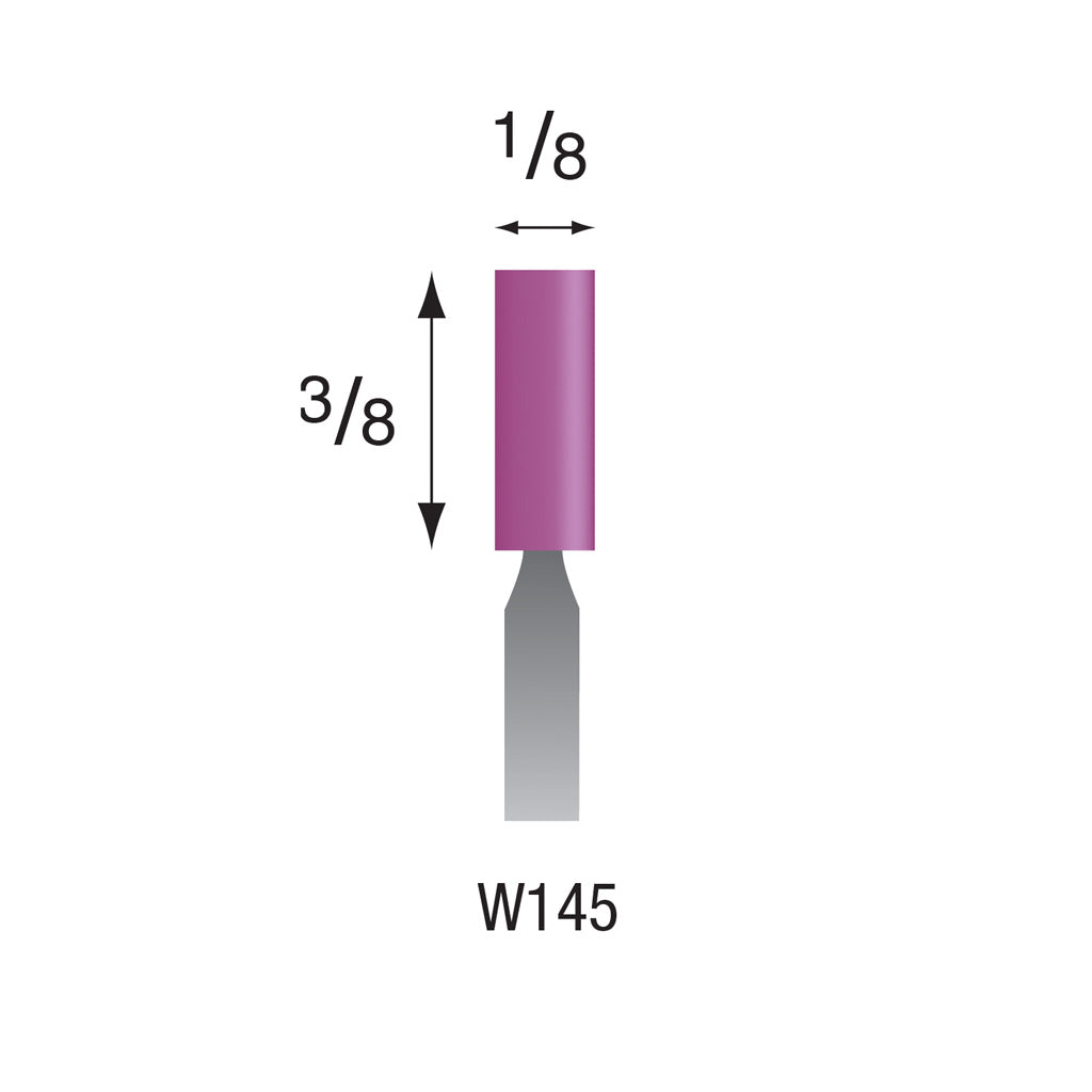 W145 Purple Mounted Points 3mm Shank (Pkg of 24) Hot on Sale