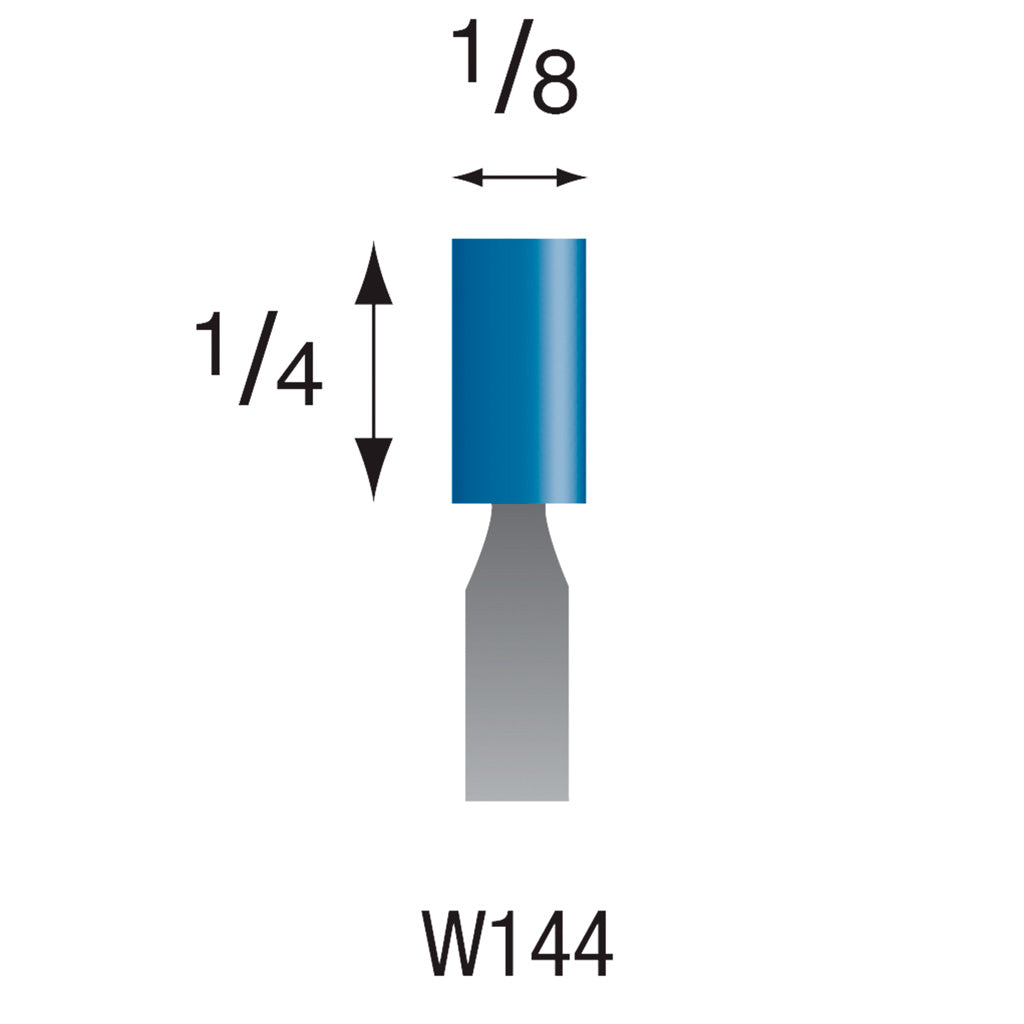 W142 Blue Mounted Points 3mm Shank (Pkg of 24) Online