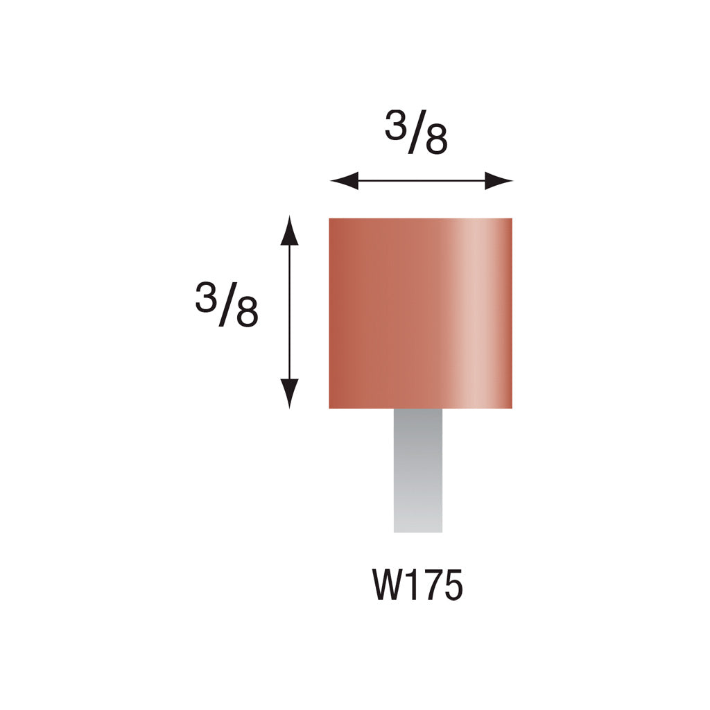 W175 Red Mounted Points 3mm Shank (Pkg of 24) Online Sale