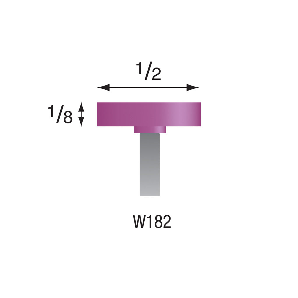 W182 Purple Mounted Points 1/8″ Shank (Pkg of 24)