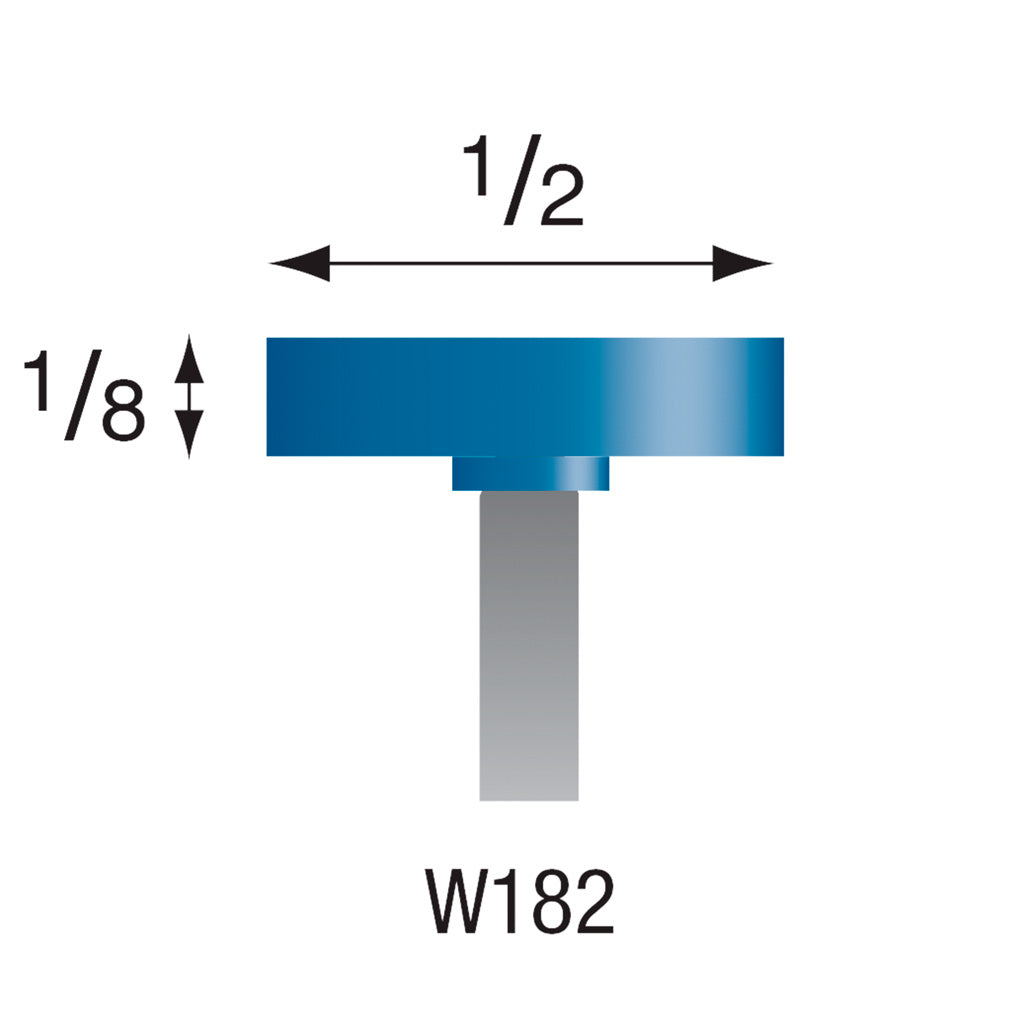 W182 Blue Mounted Points 1/8″ Shank (Pkg of 24)