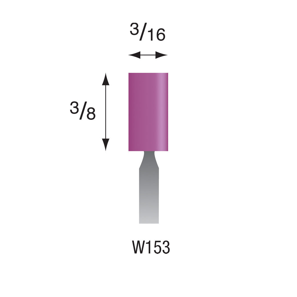 W153 Purple Mounted Points 3mm Shank (Pkg of 24) Sale