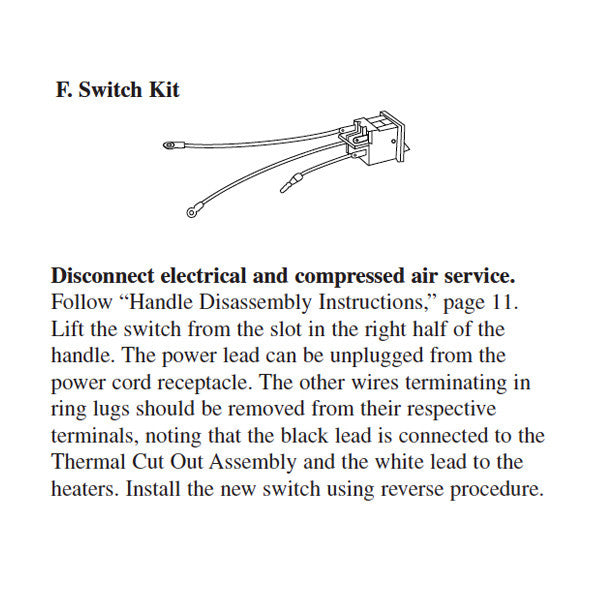 3M 9219 PG II Switch Assembly Repair Kit on Sale