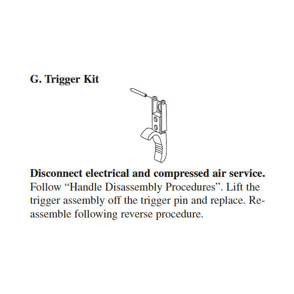 3M 9200 PG II Trigger Repair Kit Sale