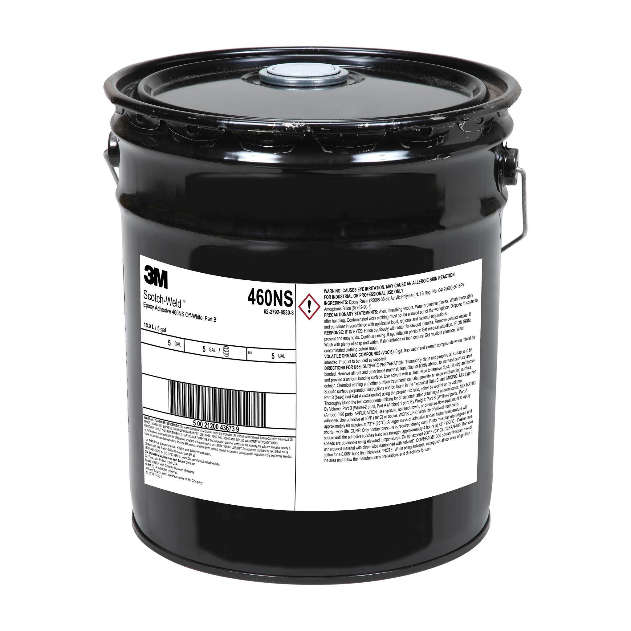 3M Scotch-Weld 460NS Off-White Epoxy in 5 Gallon Pails – Part A & B Online