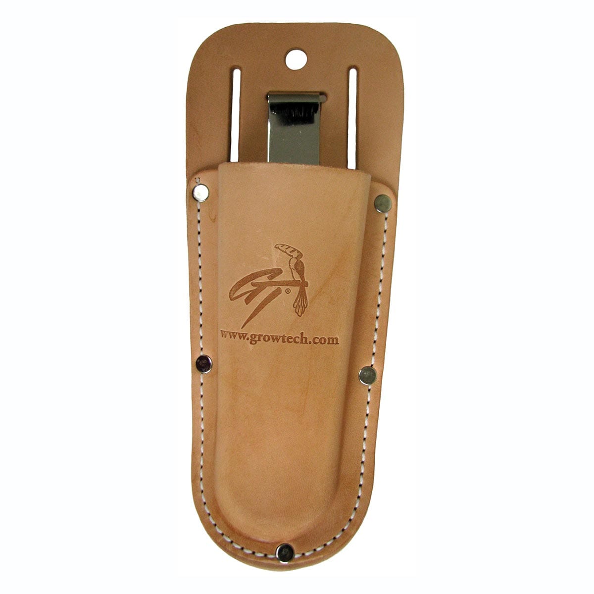 GrowTech 8″ Hand Pruner Leather Pouch with Clip