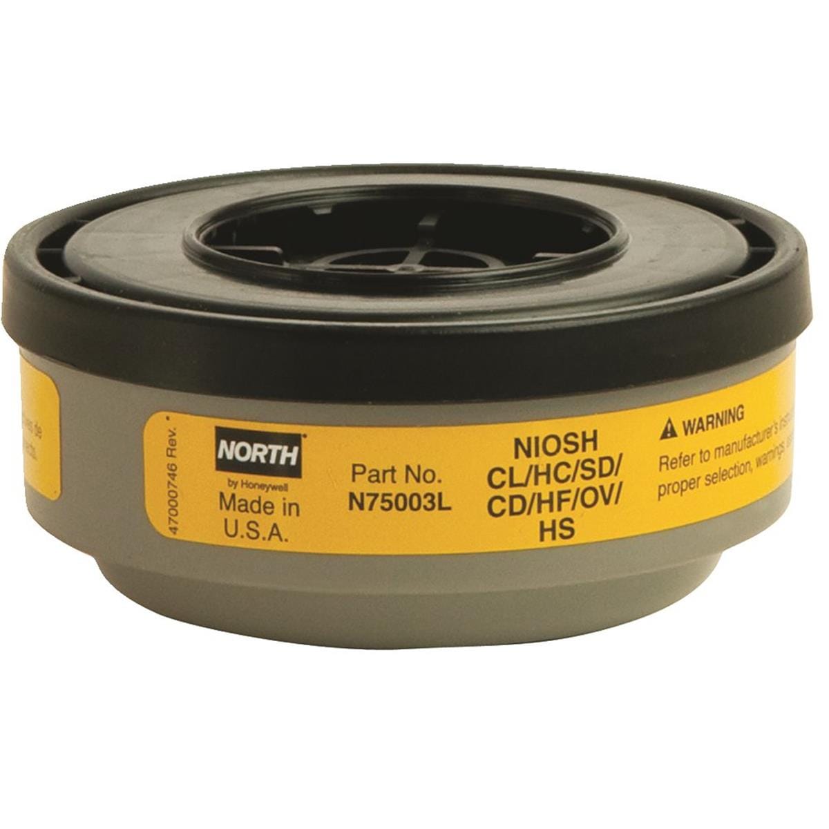 Honeywell North Acid Gas Respirator Cartridges | 1 Pair