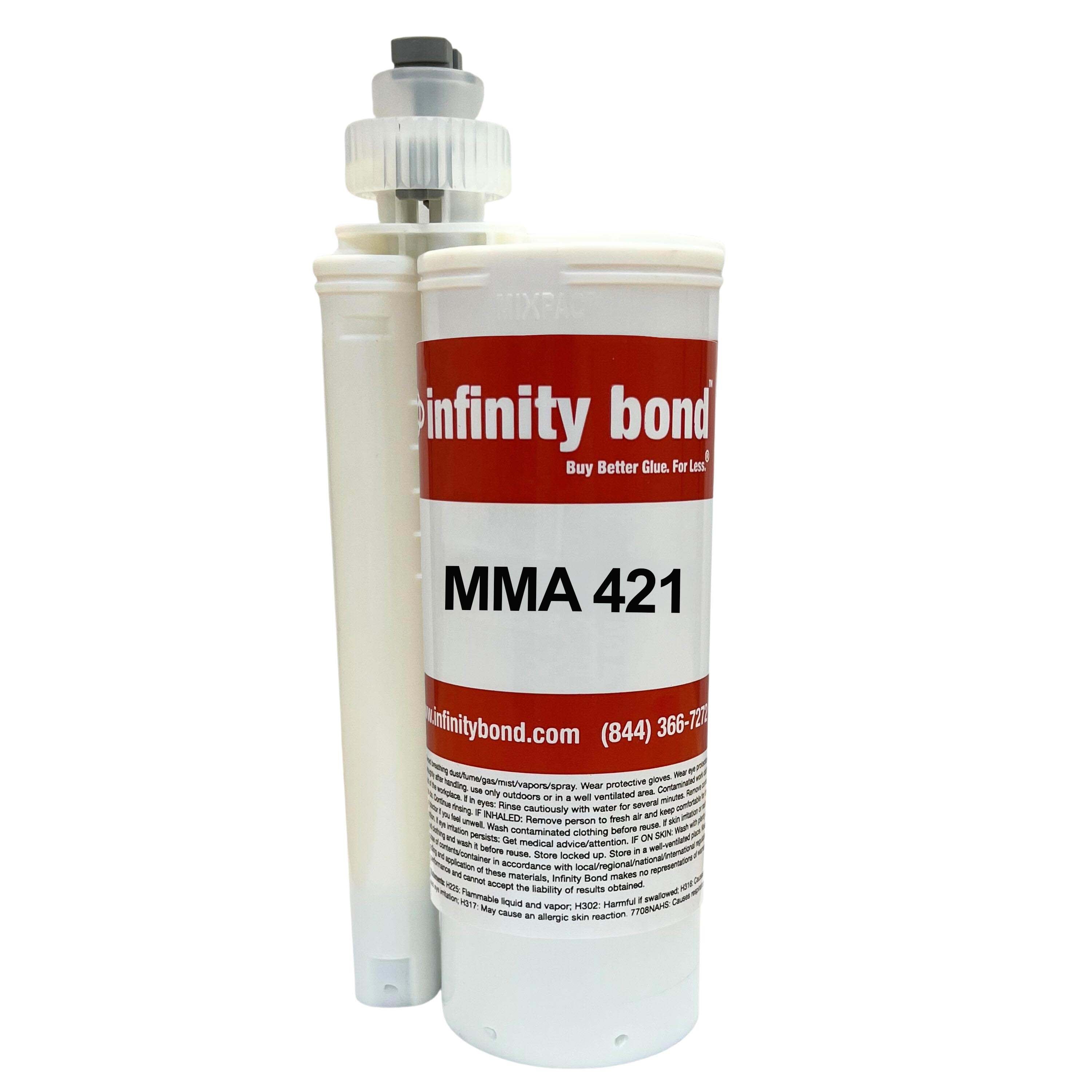 Infinity Bond MMA 421 Impact Resistant Methacrylate Adhesive – 13 – 17 Minute Working Time Fashion