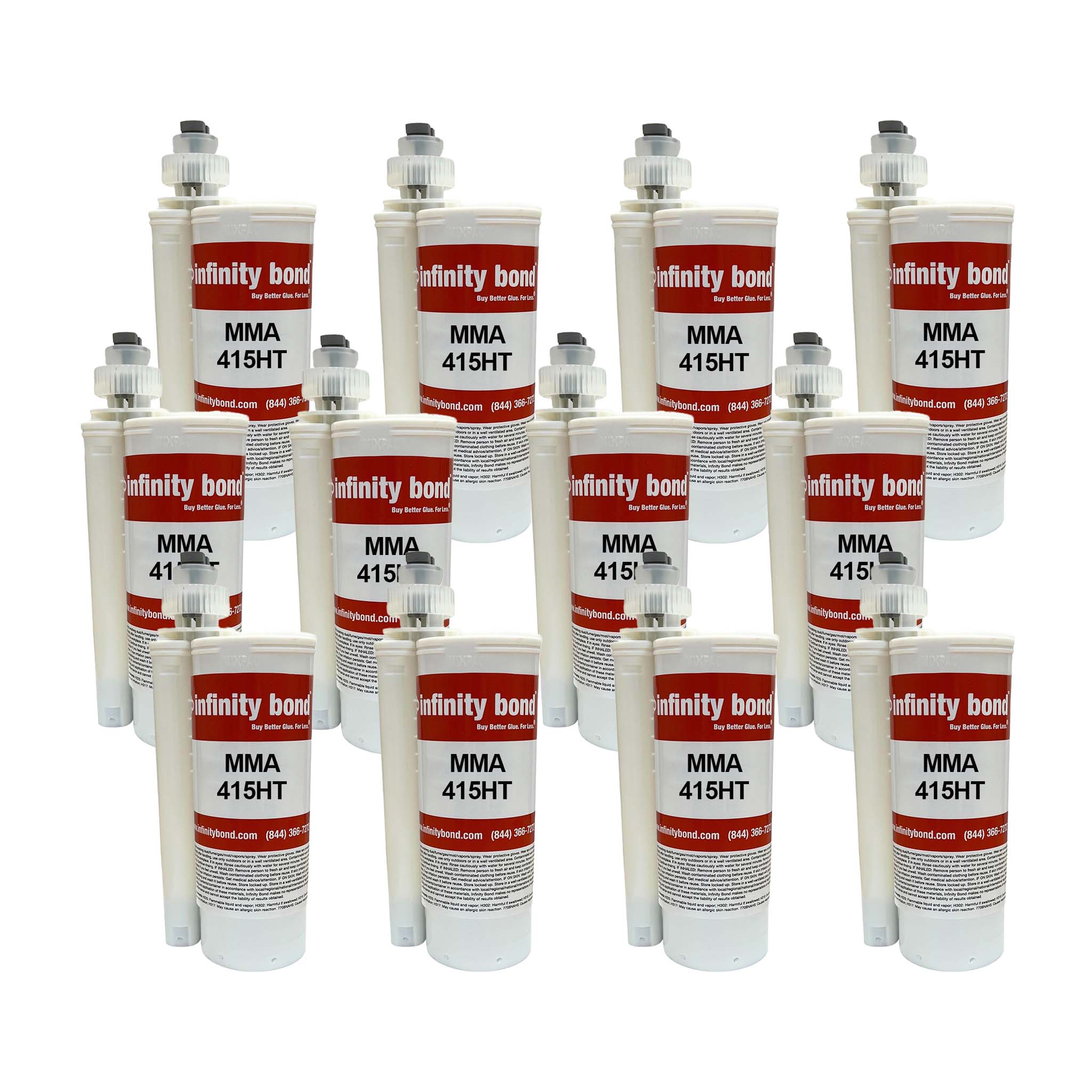 Infinity Bond MMA 415HT-BLK High Temperature Methacrylate Adhesive
