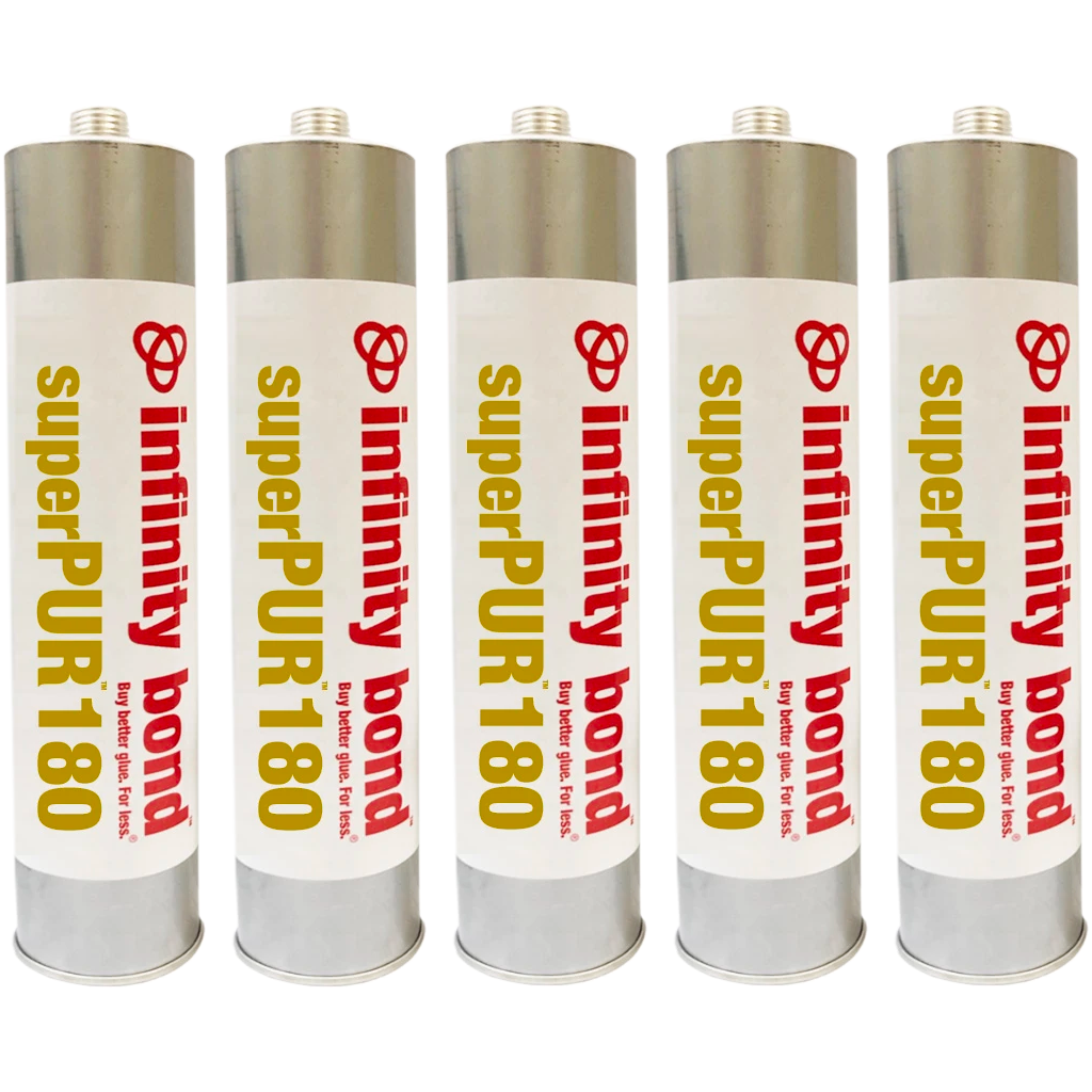 Infinity Bond superPUR 180 Polyurethane Hot Melt – 10 oz Cartridge and Nozzle