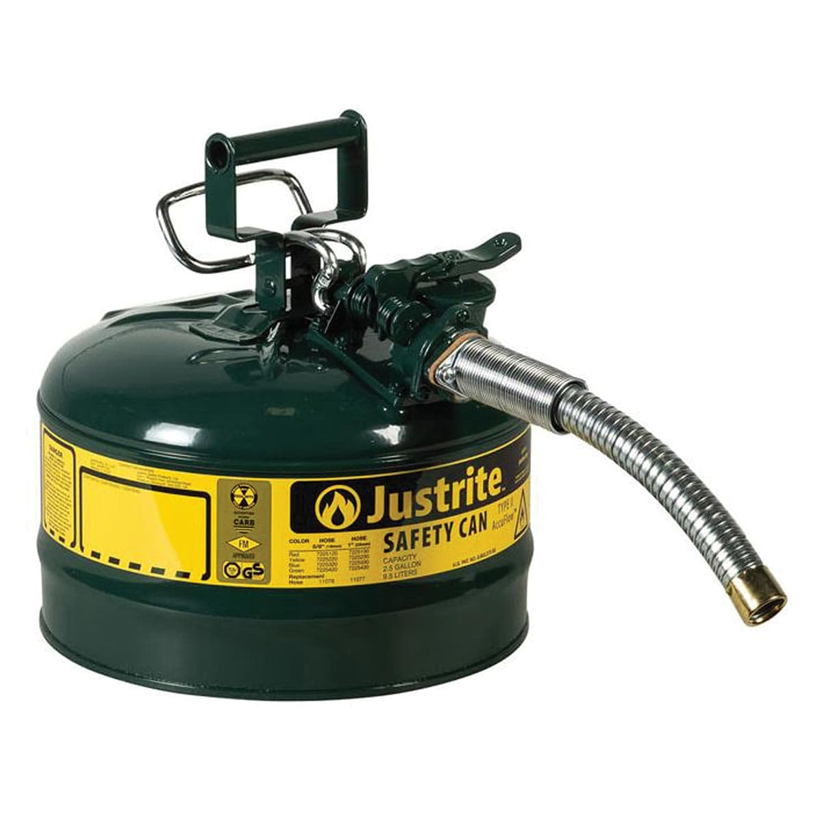Justrite Type II AccuFlow Safety Can