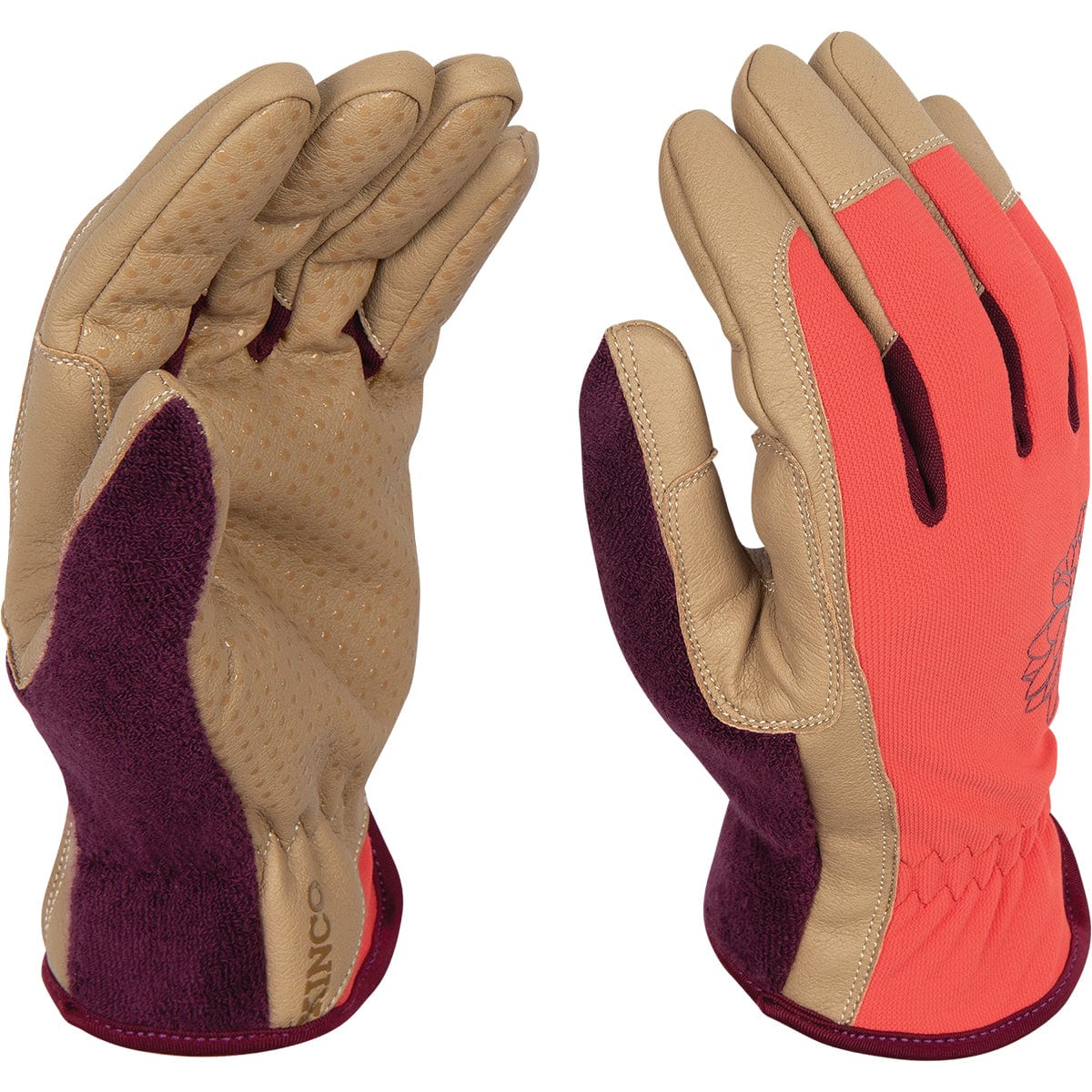 KincoPro Women’s Synthetic Gloves with Slip Dots