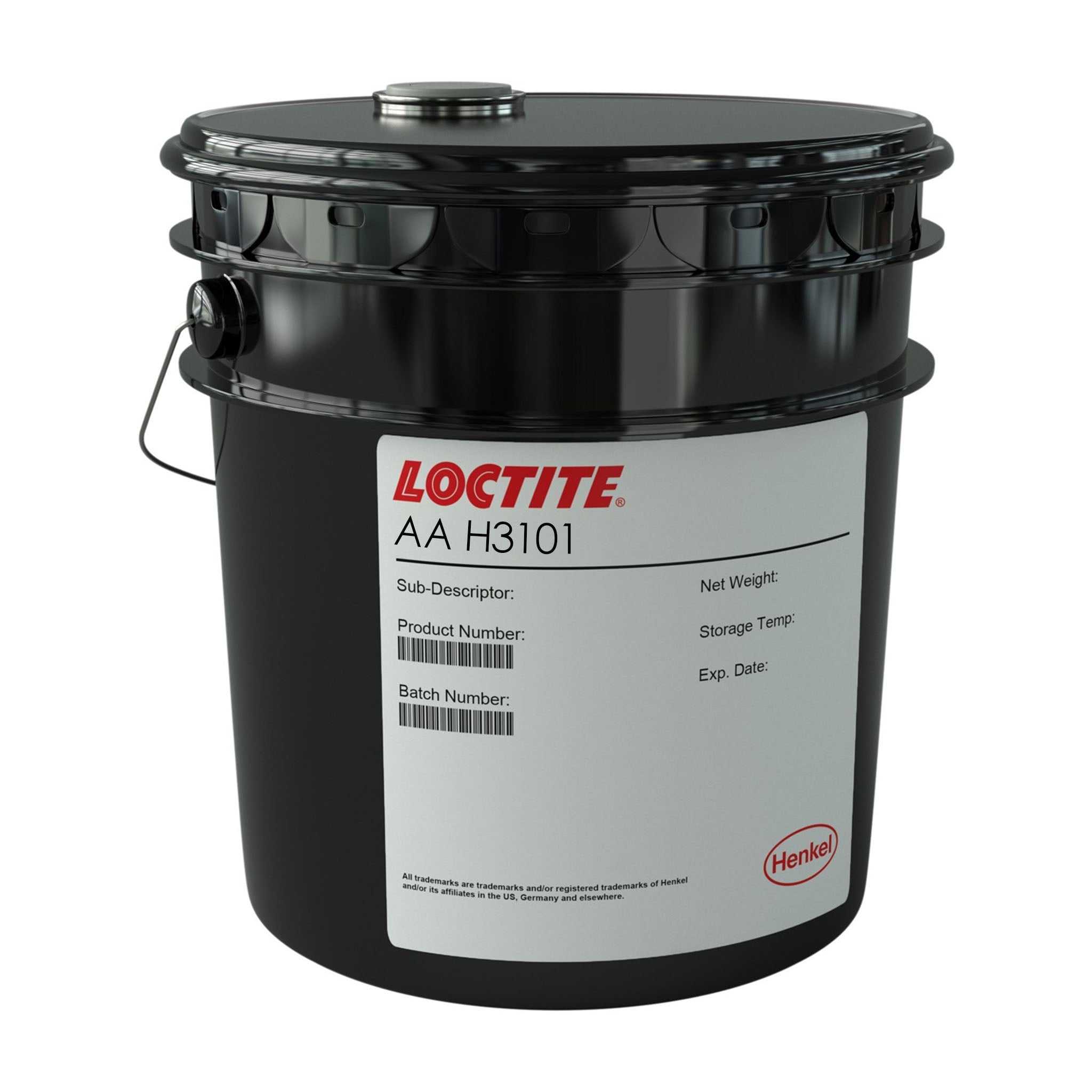 Loctite AA H3101 Pale Yellow Acrylic Adhesive in 5 Gallon Pails – Part A & B Sale