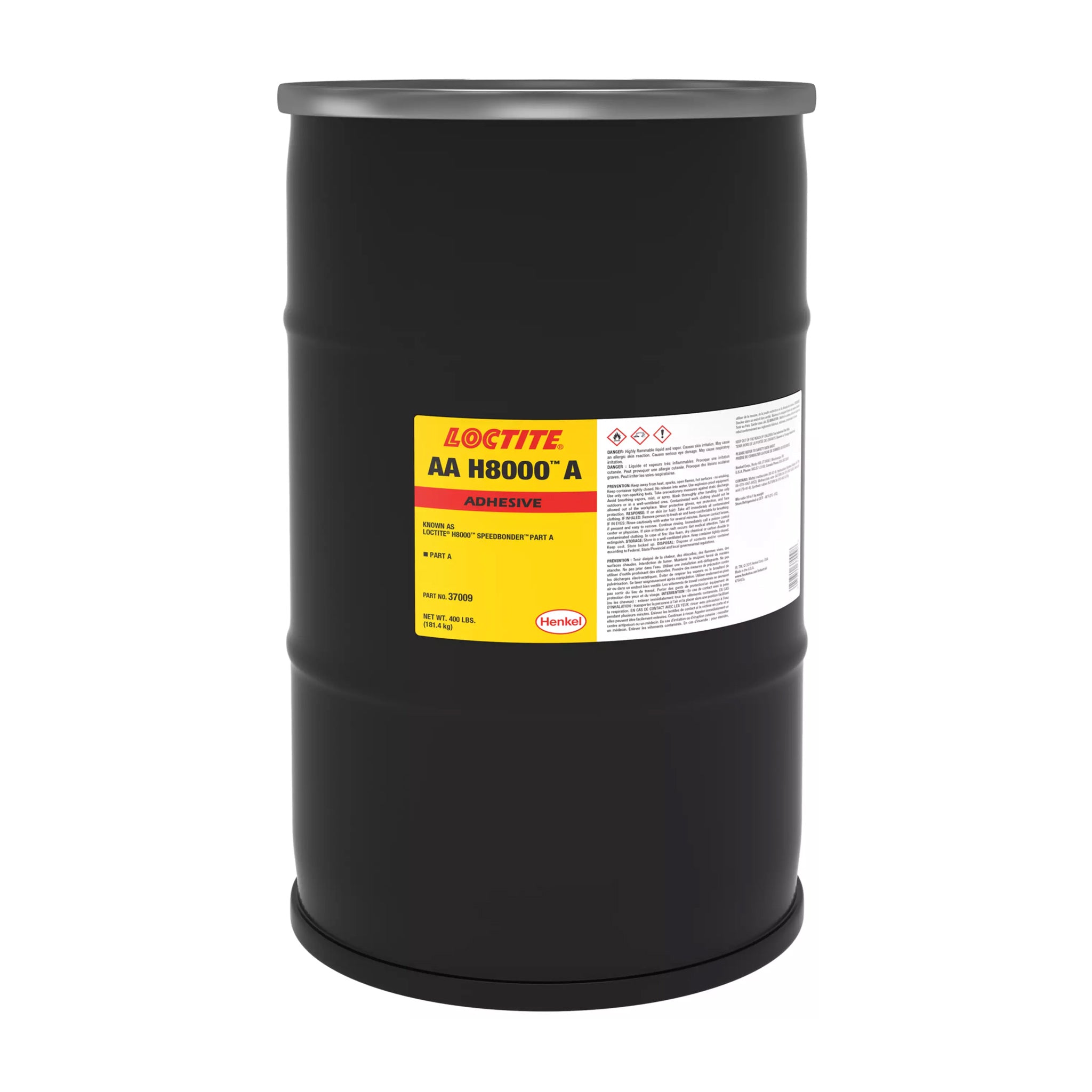Loctite AA H8000 Green Acrylic Adhesive in 55 Gallon Drums – Part A