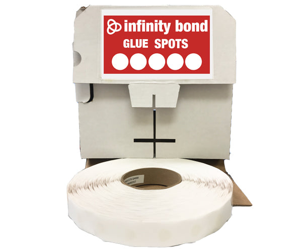 Permanent Glue Spots – 1/2″ Super High Tack with Medium Profile