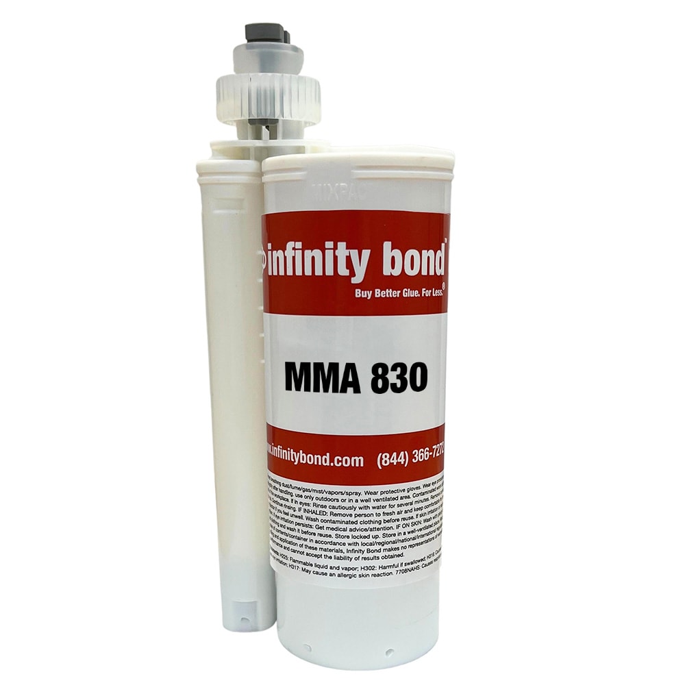 MMA 830 Impact Resistant Methacrylate Adhesive – 5 Minute Open Time Supply