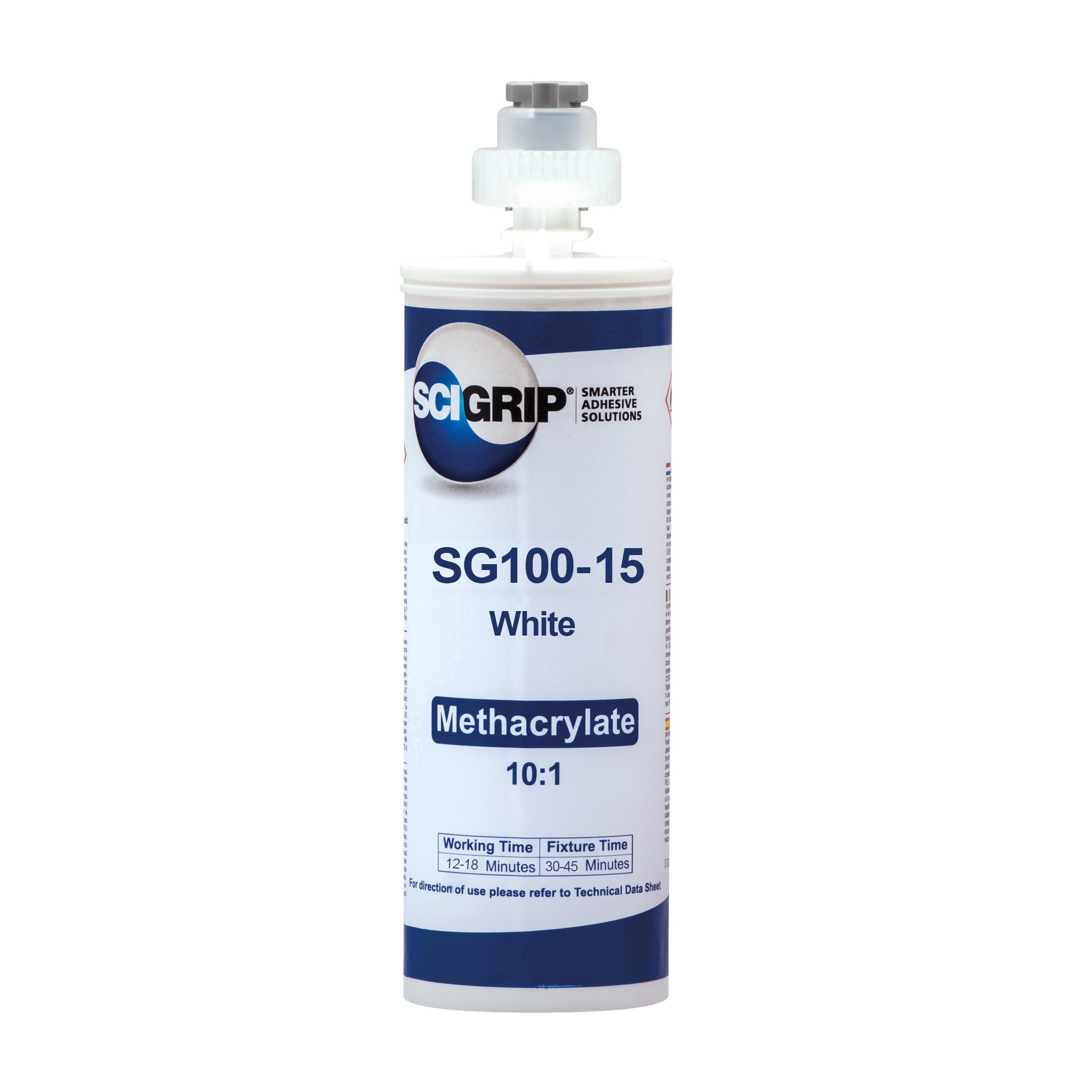 SCIGRIP SG100-15 UV Resistant Methacrylate Adhesive – 12 to 18 Minute Working Time