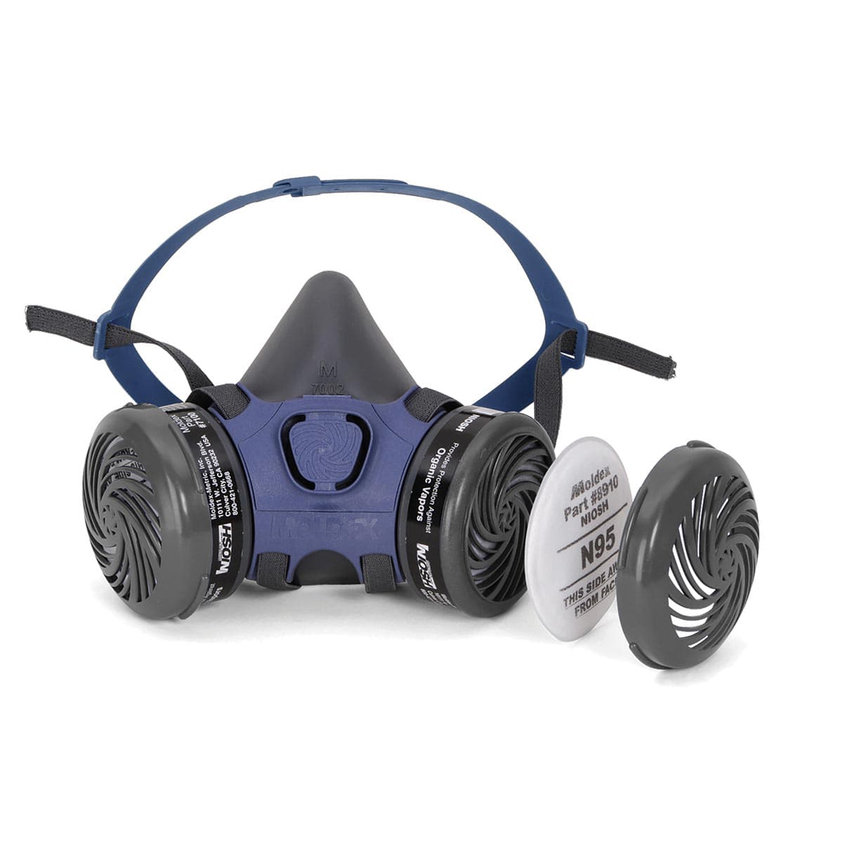 Moldex Pesticide/Oil-Free Paint Spray Half-Mask Respirator Kit Supply