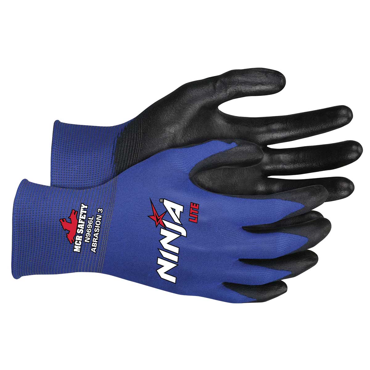 Ninja Lite 18 Gauge Blue Nylon Shell PU Coated Glove Online Sale