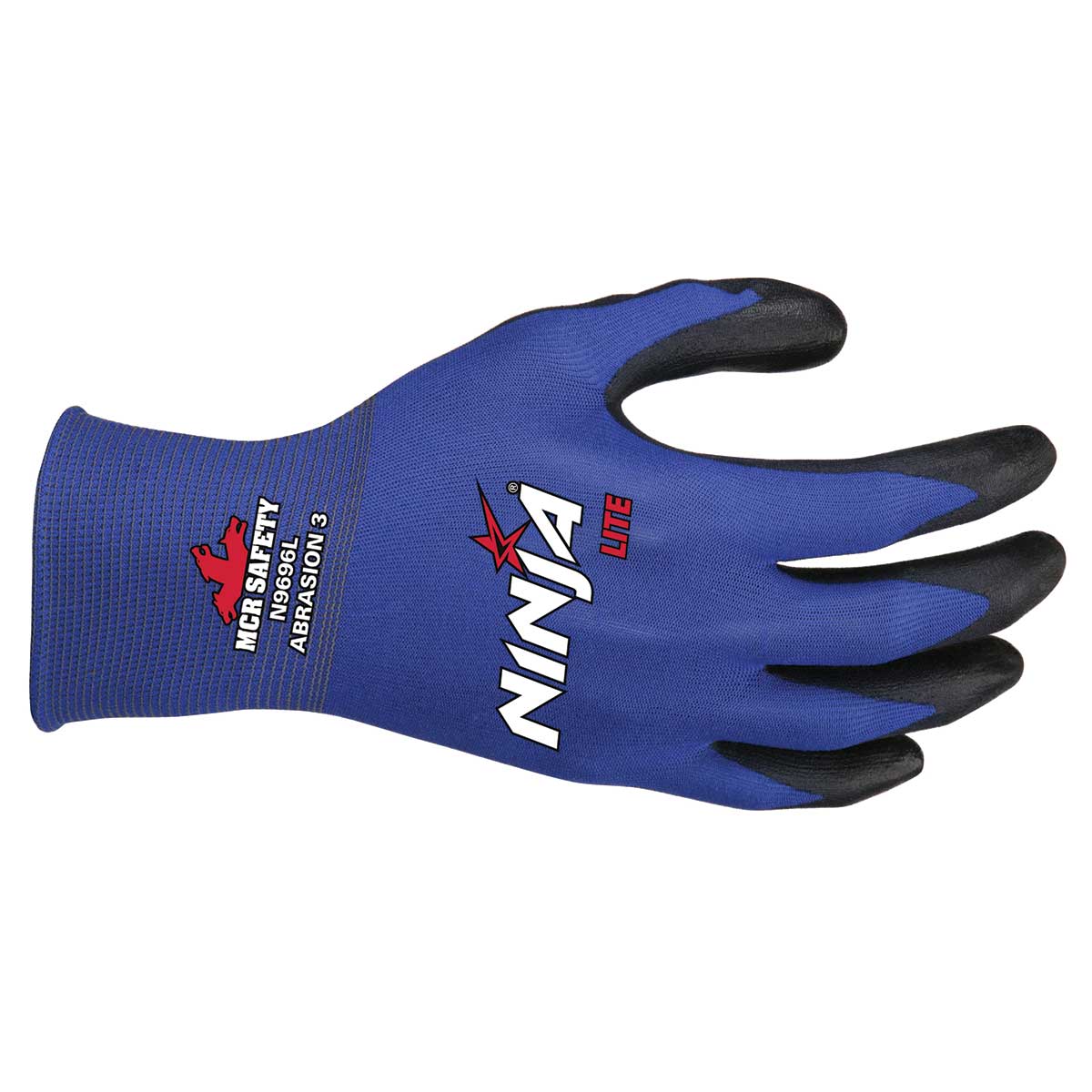 Ninja Lite 18 Gauge Blue Nylon Shell PU Coated Glove Online Sale