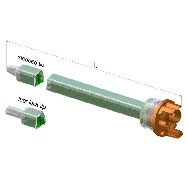 Sulzer Mixpac Statomix MFQX Quadro Static Mix Nozzles Hot on Sale