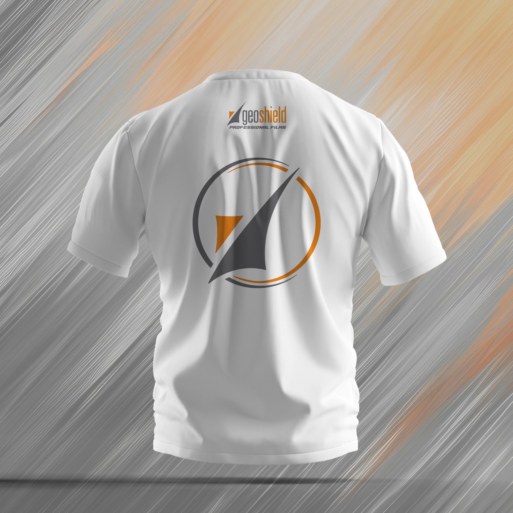 Geoshield Circle Logo T-Shirt – White on Sale
