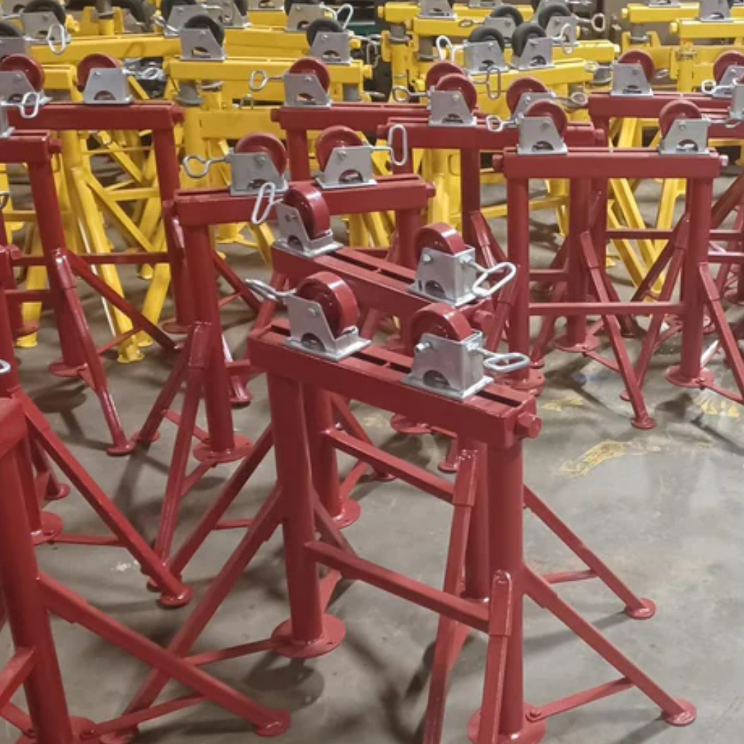 B&B 4300 Adjustable Four Leg Pipe Roller – Reconditioned