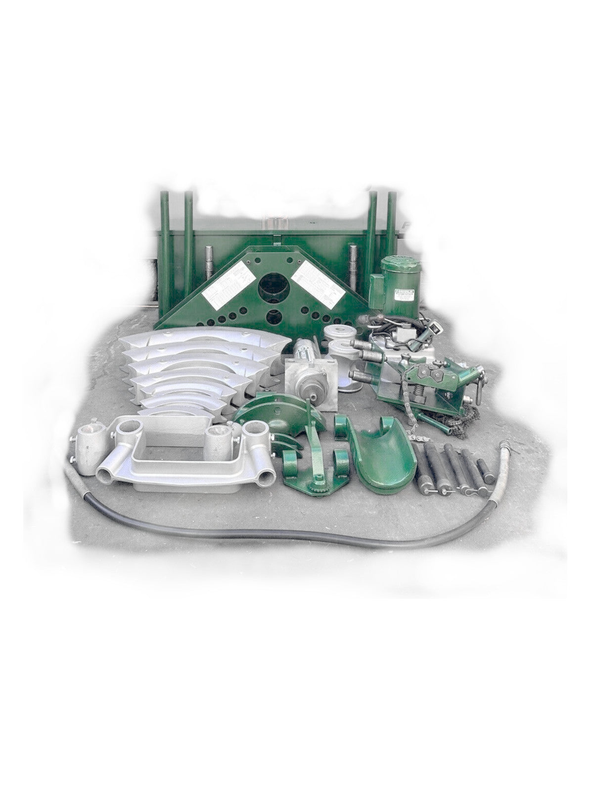 Greenlee 885E980 Hydraulic Bender with 980 Electric Pump for 1-1/4in. to 5in. Conduit – Reconditioned Sale