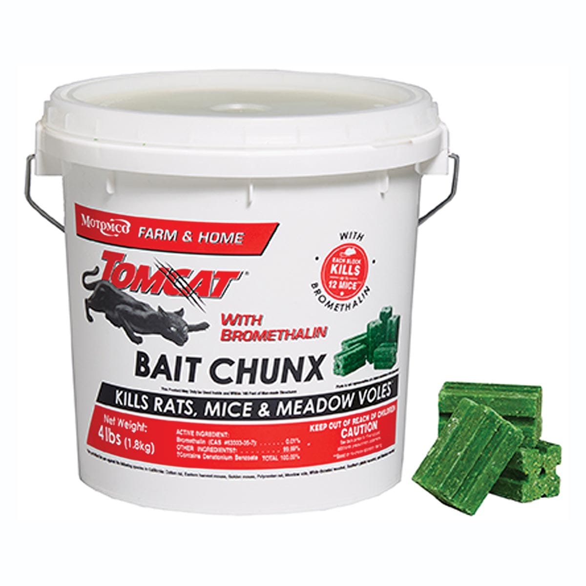 Tomcat® with Bromethelin Bait Chunx 4 lb. Pail